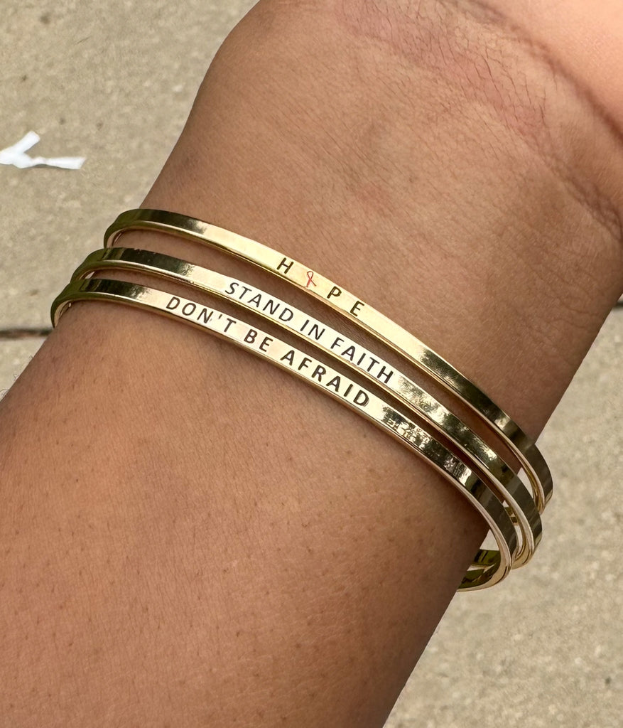 Strengthened By Faith Bracelets